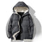 Thickened Cotton-Padded Hoodie Jacket for Teens - Fleece-Lined Casual Coat for Men, Autumn/Winter 1996 Collection