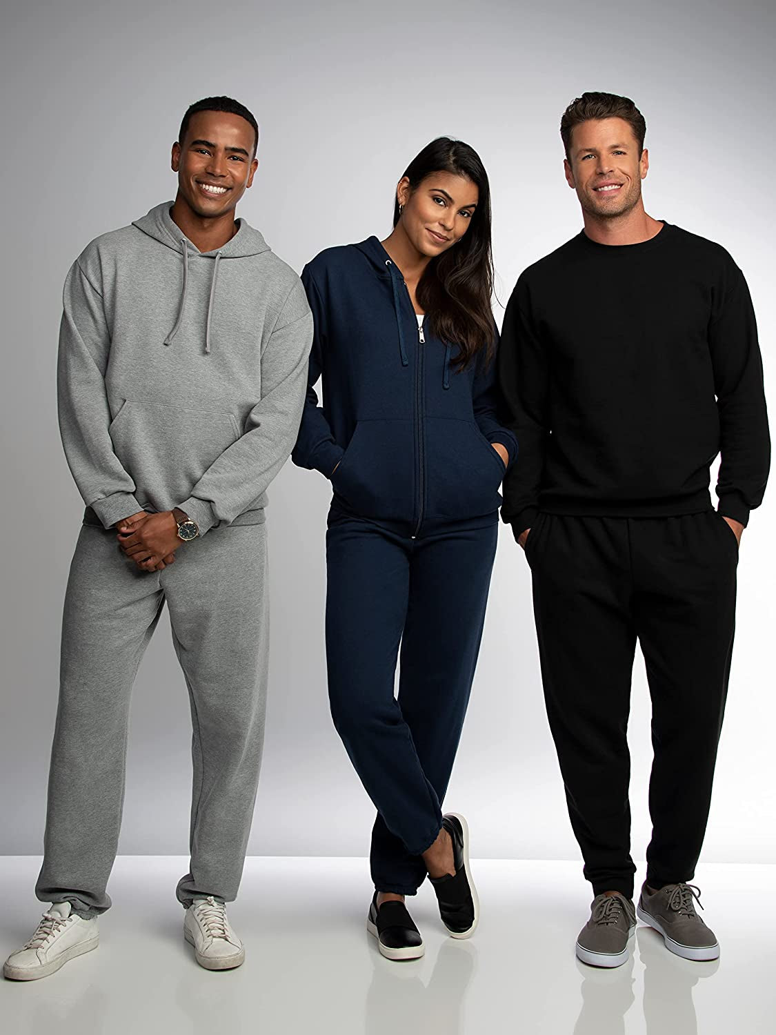 Eversoft Moisture-Wicking Fleece Sweatpants with Pockets and Relaxed Fit